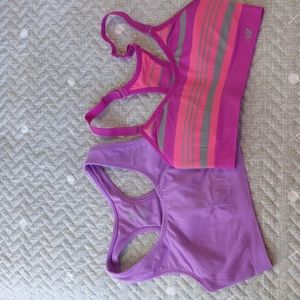 New Balance and Avia sports bra bundle